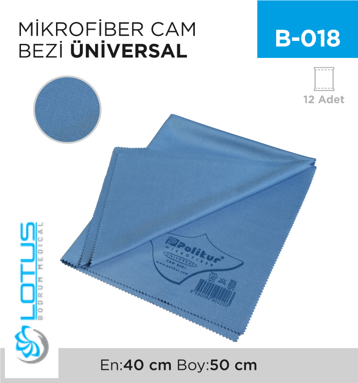 Mikrofiber Cam Bezi Üniversal 40x50 (3220)
